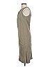 Max Mara 100% Cupro Solid Gray Tan Casual Dress Size 4 - photo 5