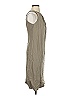 Max Mara 100% Cupro Solid Gray Tan Casual Dress Size 4 - photo 4