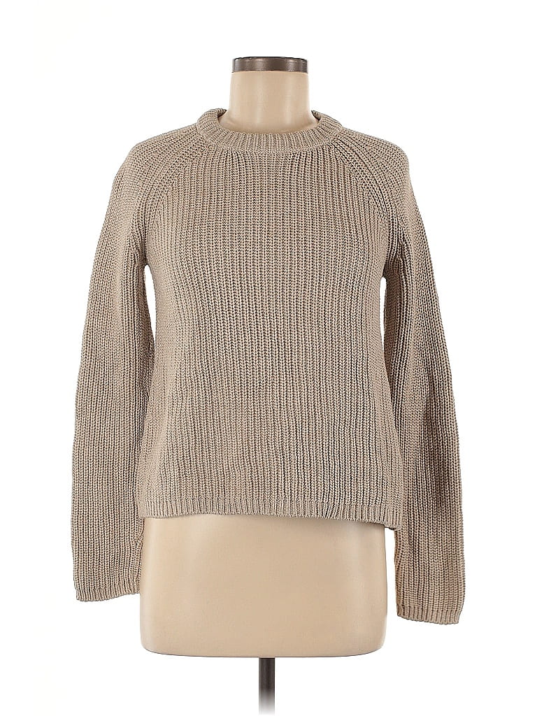 Quince 100% Organic Cotton Tan Pullover Sweater Size S - photo 1