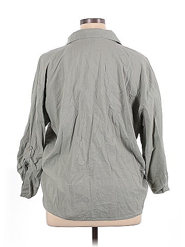 Ci Sono 3/4 Sleeve Button-Down Shirt (view 2)