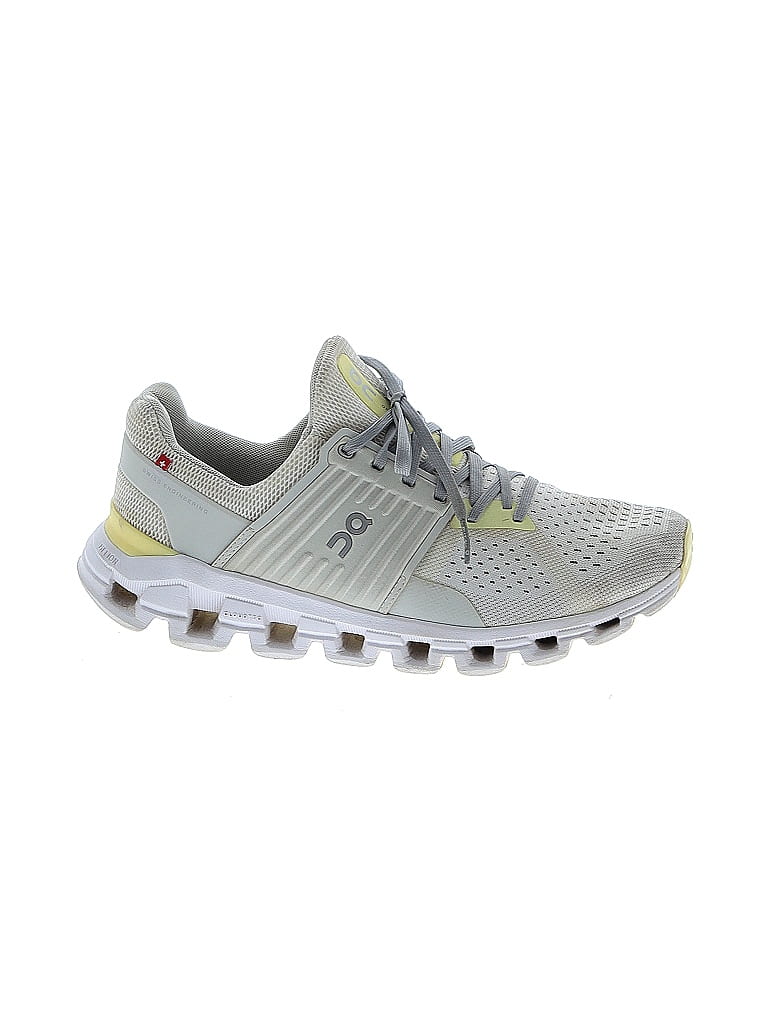 On Cloud Gray Ivory Sneakers Size 9 - photo 1