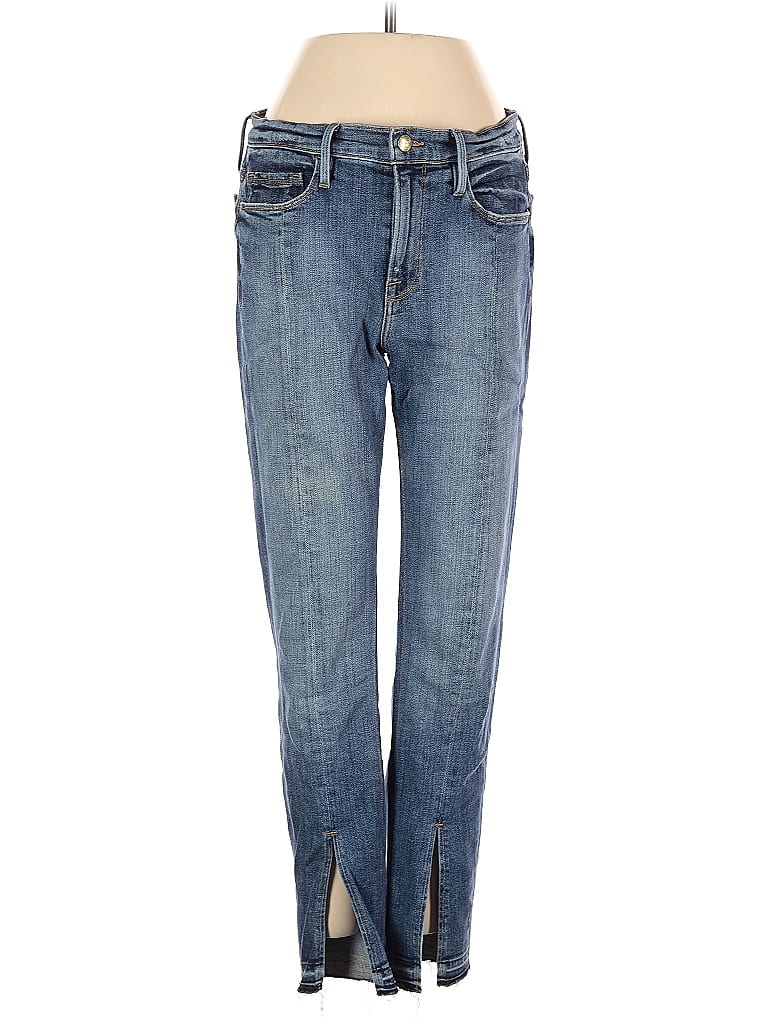 FRAME Denim Hearts Blue Jeans Size 27 waist - photo 1
