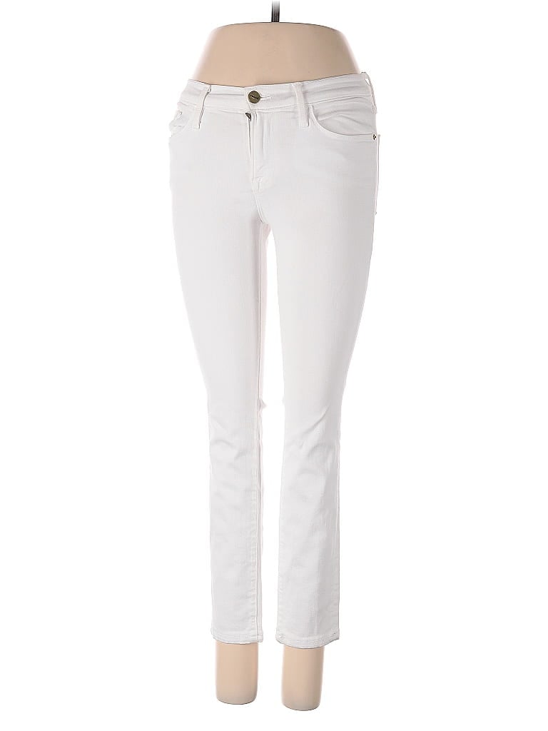 Click to view more detailed imagery on our partner's website Pre-owned Frame Jeans In White