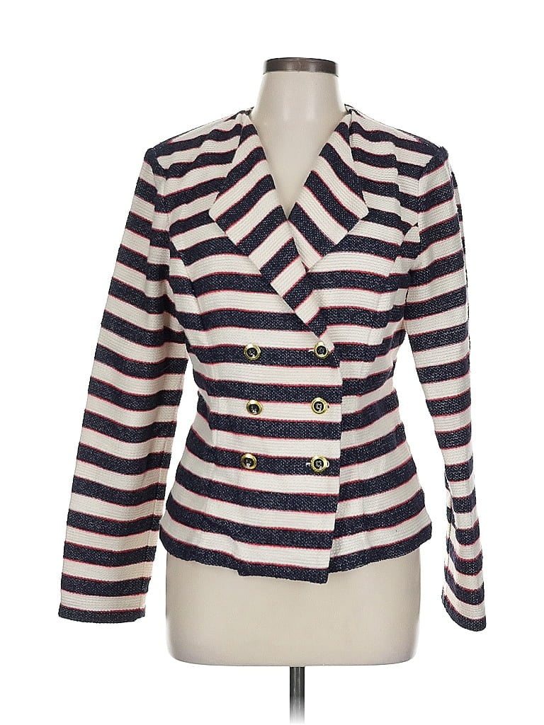 Pre-owned Love Carol Collection For Cabi Cardigan Sweater In Blue