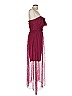 ML Monique Lhuillier Polka Dots Burgundy Cocktail Dress Size 10 - photo 4