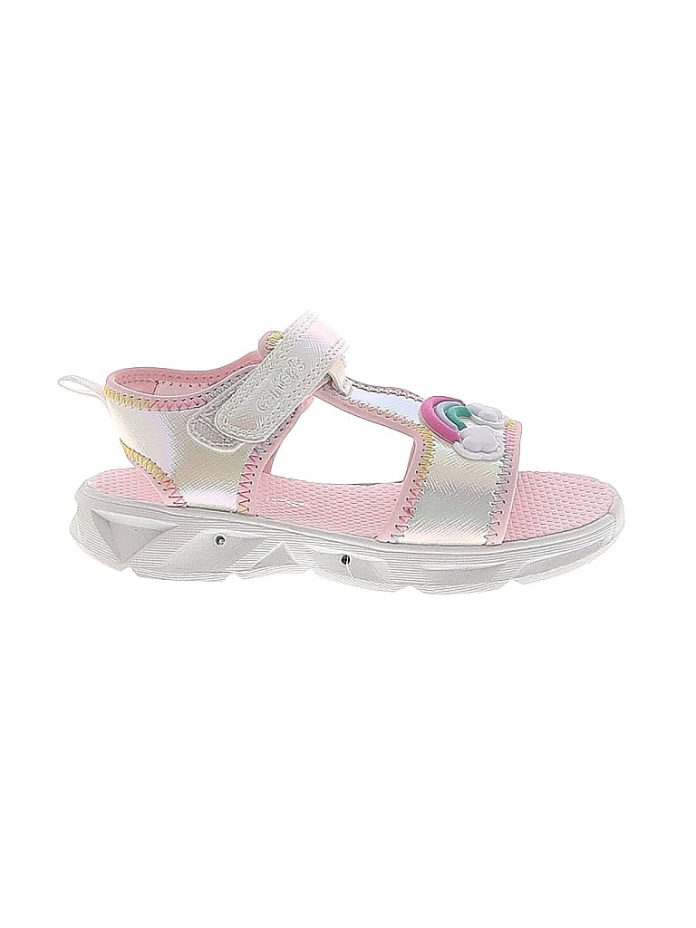 Carter's White Pink Sandals Size 10 - photo 1