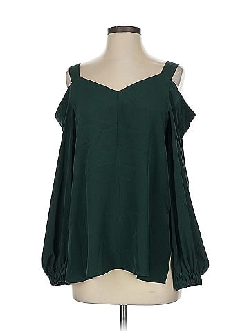 Tibi 3/4 Sleeve Silk Top (view 1)
