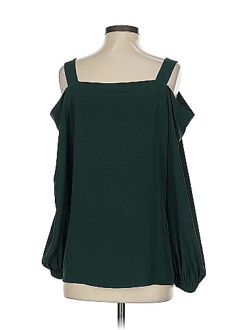 Tibi 3/4 Sleeve Silk Top (view 2)