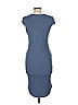 Charlotte Russe Solid Blue Casual Dress Size L - photo 2
