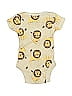Gerber 100% Cotton Print Gold Short Sleeve Onesie Size Newborn - photo 2
