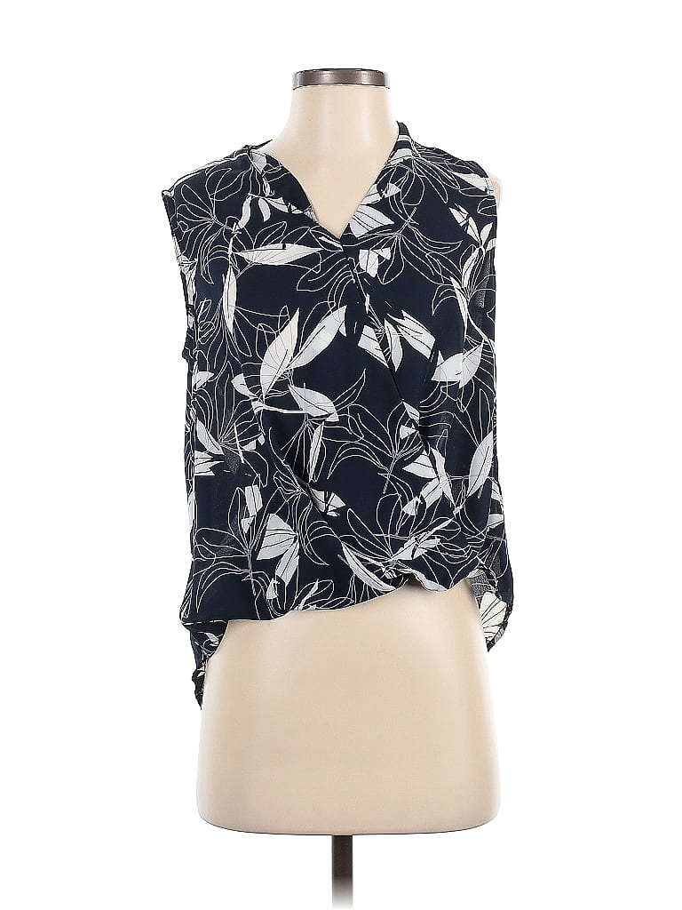Pre-owned Banana Republic Factory Store Sleeveless Blouse In Black