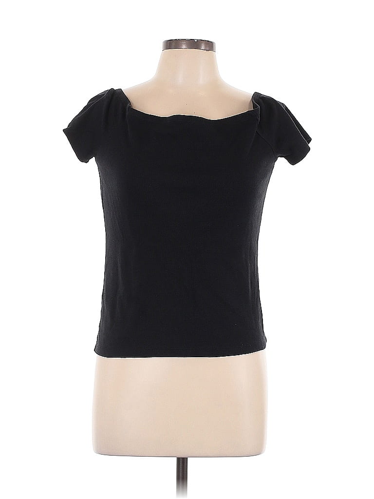 Blouse à Lacage Devant Polly & Esther Noir Manches Longues - Taille S, Occasion Très Bon état