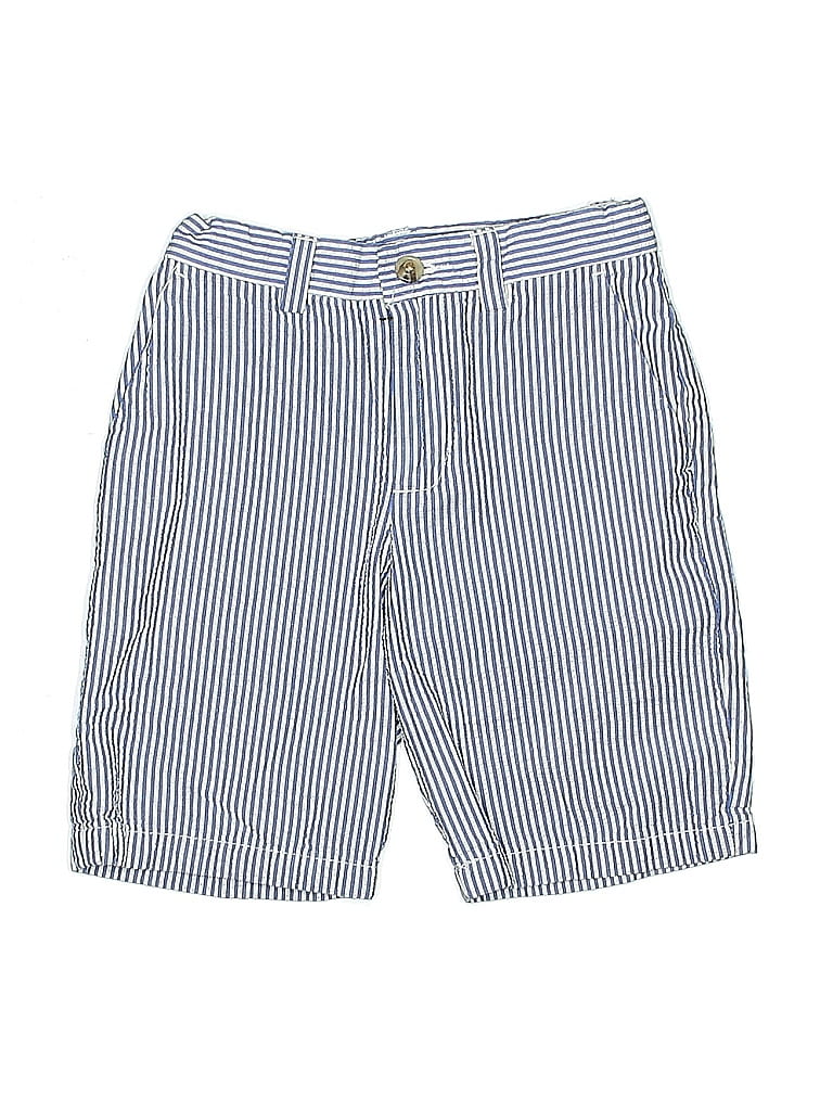 Polo by Ralph Lauren 100% Cotton Stripes Blue Board Shorts Size 6 (big kids) - photo 1