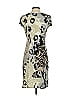 Hale Bob Graphic Gray Cocktail Dress Size S - photo 2