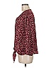 West Kei 100% Polyester Burgundy 3/4 Sleeve Blouse Size M - photo 5