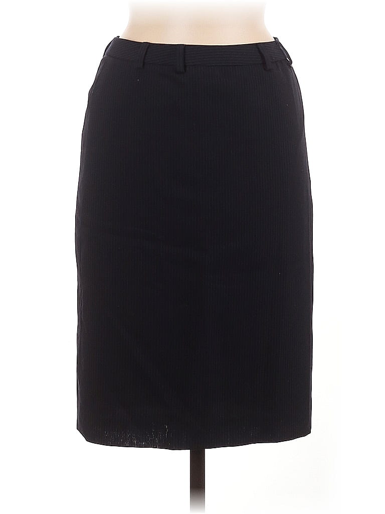 Pre-owned Julien Macdonald London Wool Skirt In Black