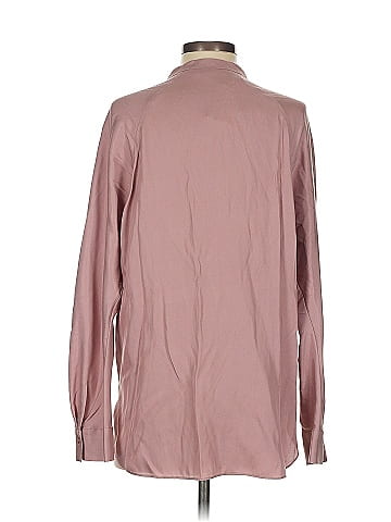 Vince. Long Sleeve Silk Top (view 2)