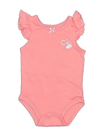 Calvin Klein Short Sleeve Onesie (view 1)