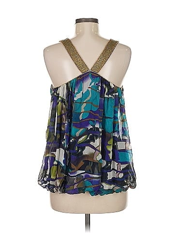 Akiko Sleeveless Silk Top (view 2)