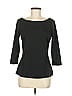 Ann Taylor Black 3/4 Sleeve Top Size M - photo 1
