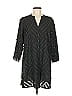 Alfani 100% Polyester Black 3/4 Sleeve Blouse Size M - photo 1