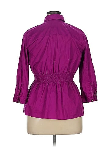 Charter Club 3/4 Sleeve Button-Down Shirt (view 2)
