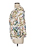 Solitaire 100% Rayon Ivory 3/4 Sleeve Blouse Size M - photo 5