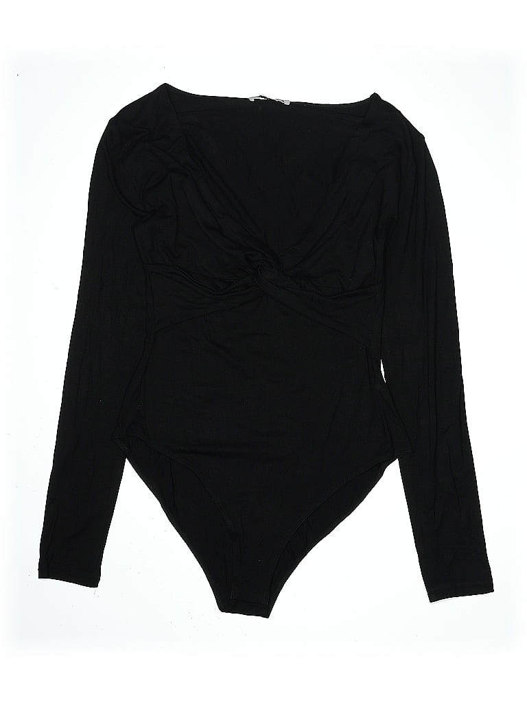 Pre-owned Mangopop Collection Bodysuit In Black