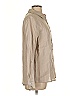 Jones & Co 100% Linen Tan Long Sleeve Button-Down Shirt Size L - photo 4