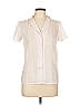 Ship'n Shore Ivory Short Sleeve Blouse Size 10 - photo 1