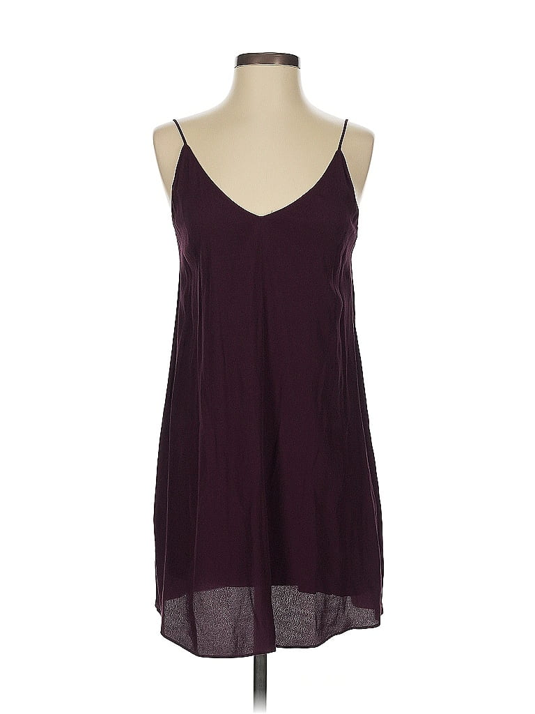 Pre-owned Wilfred Free Sleeveless Top Burgundy Halter Neckline Tops