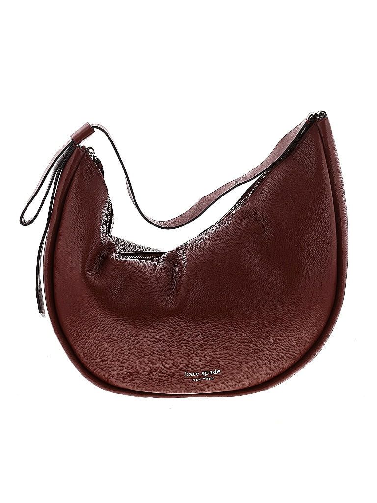 Kate Spade New York 100% Leather Burgundy Brown Leather Hobo One size - photo 1