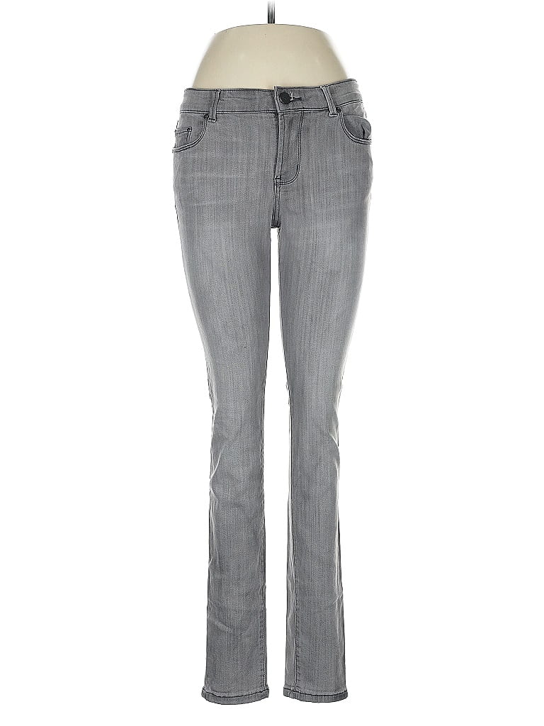 Pre-owned Halogen Jeans In Gray