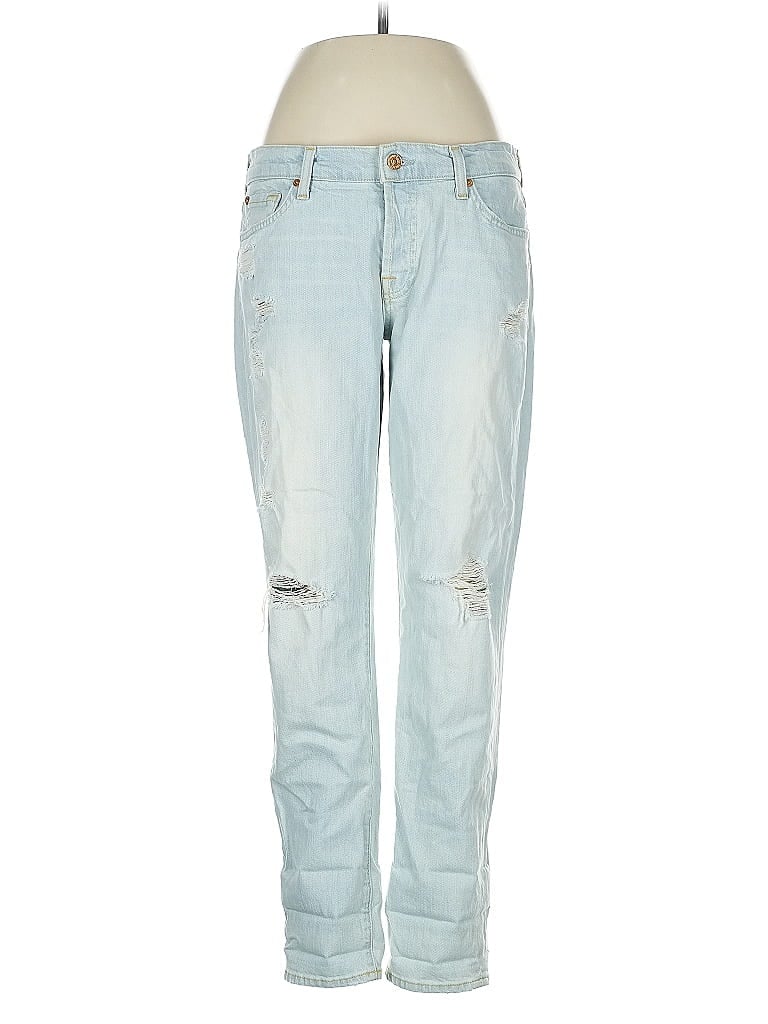 Pre-owned 7 For All Mankind Jeans In Blue