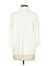 Pleione 100% Polyester Ivory 3/4 Sleeve Blouse Size M - photo 2