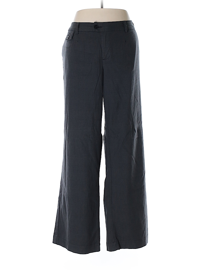 Cato 100% Cotton Plaid Gray Dress Pants Size 16 - 75% off | thredUP