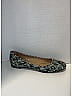 Chloé Houndstooth Gray Teal Scalloped Python Embossed Ballet Flats Size EU 37 1/2 - photo 9