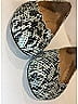 Chloé Houndstooth Gray Teal Scalloped Python Embossed Ballet Flats Size EU 37 1/2 - photo 5