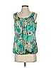 Zac & Rachel 100% Polyester Teal Sleeveless Blouse Size S - photo 1