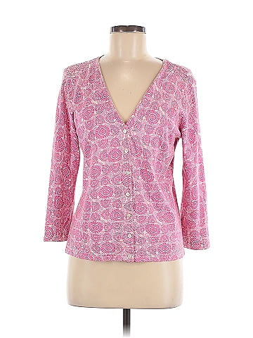 Carole Little 3/4 Sleeve Silk Top (view 1)