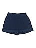 Oxford Sunday 100% Rayon Hearts Blue Shorts Size S - photo 1