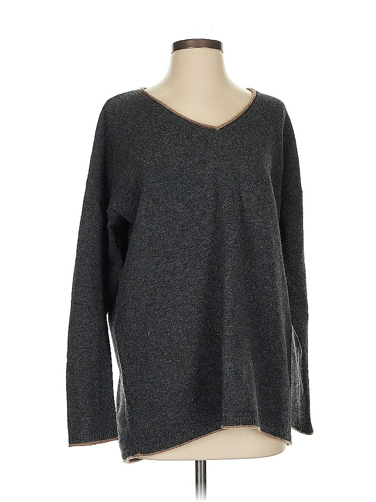REI Co Op 100% Lambswool Gray Wool Pullover Sweater Size S - photo 1