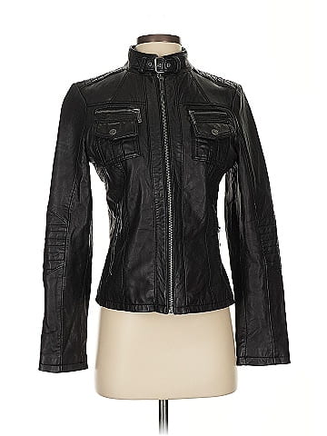 MICHAEL Michael Kors Leather Jacket (view 1)