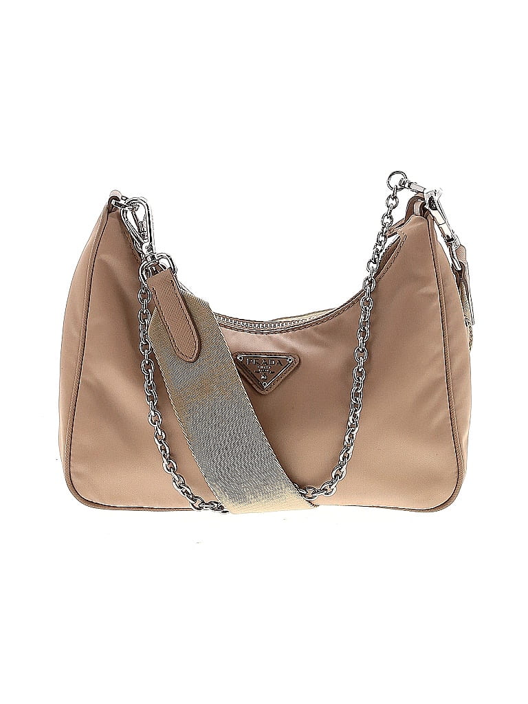 Prada 100% Nylon Tan Re-Edition 2005 Satchel One size - photo 1