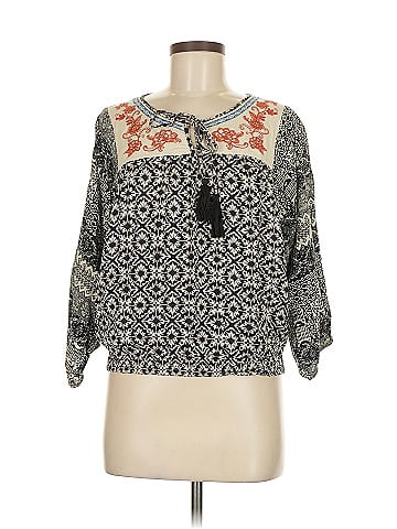 Flying Tomato 3/4 Sleeve Blouse (view 1)