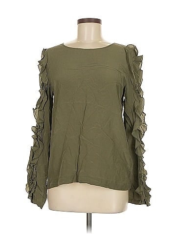Les Petites... Collection Long Sleeve Silk Top (view 1)