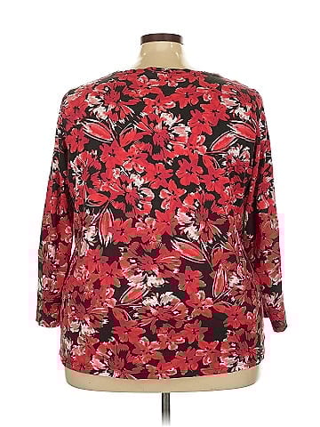 Roaman's 3/4 Sleeve Blouse (view 2)