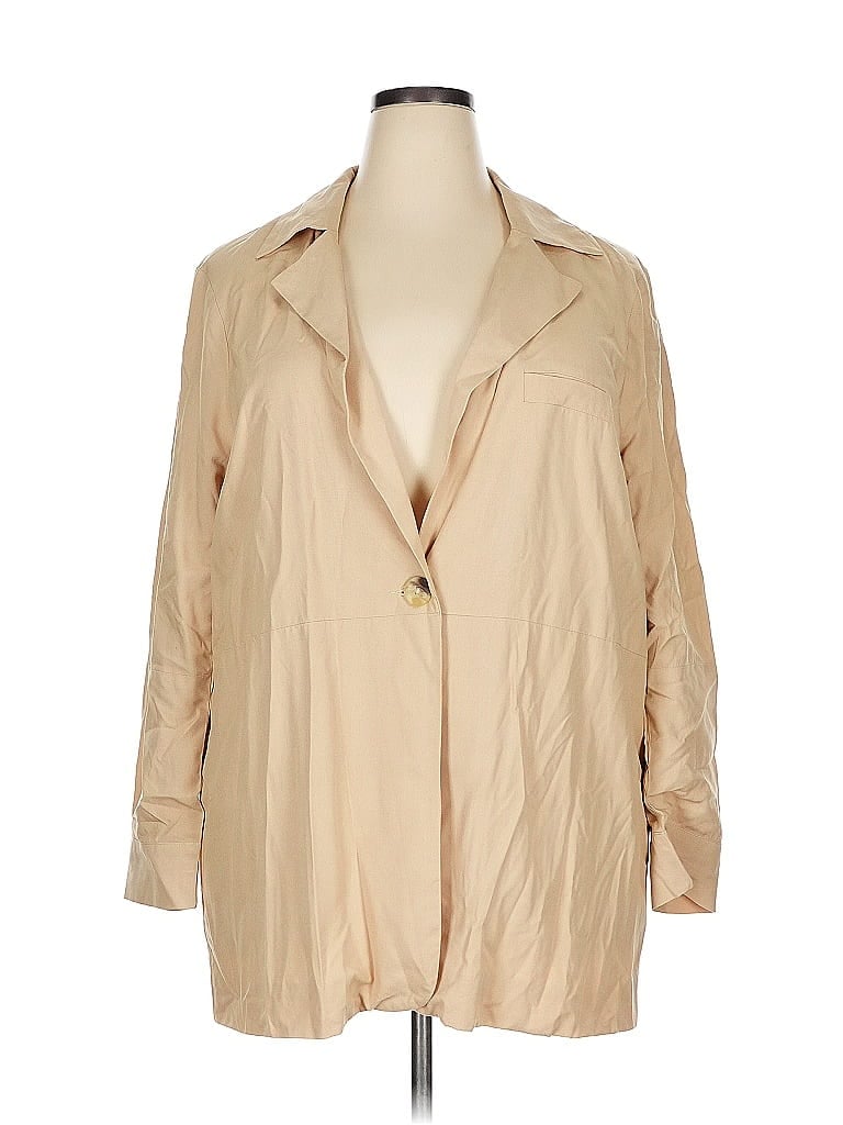 ABLE 100% Viscose Tan Jacket Size XXL - photo 1