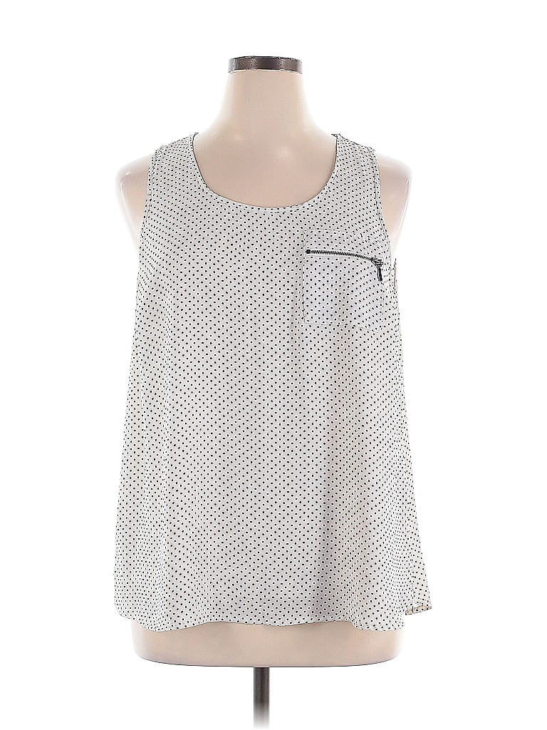 Pre-owned Maurices Sleeveless Blouse In Silver