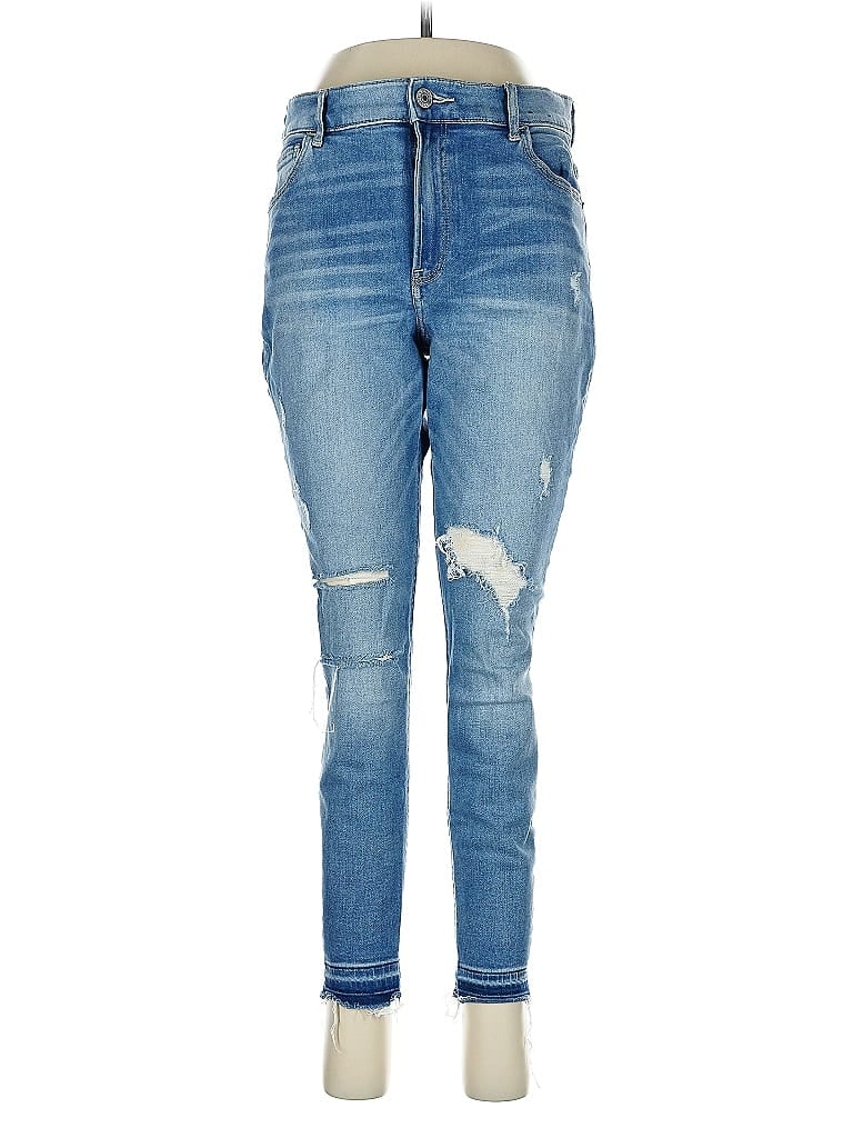 Pre-owned Express Outlet Jeans In Blue
